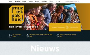 Schermafbeelding van muziekpakhuis.nl