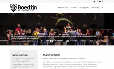 Schermafbeelding van muziekschoolboedijn.nl