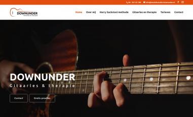 Schermafbeelding van muziekstudio-downunder.nl
