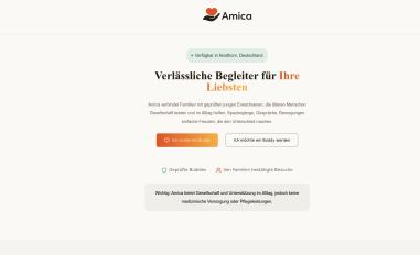 Schermafbeelding van my-amica.de