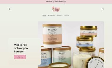 Schermafbeelding van mybirthflowercandle.myshopify.com