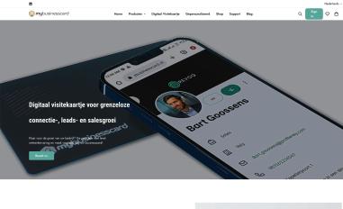 Schermafbeelding van mybusinesscard.nl