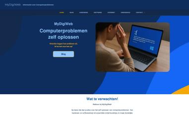 Schermafbeelding van mydigiweb.be