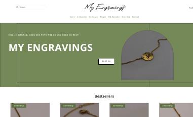 Schermafbeelding van myengravings.nl