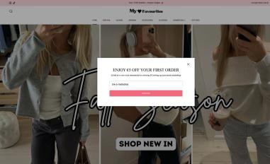 Schermafbeelding van myfavourites.nl