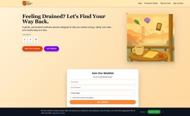 Schermafbeelding van mymindfulreset.com