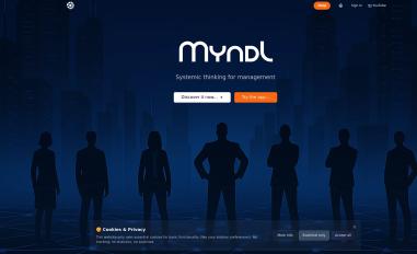 Schermafbeelding van myndl.app