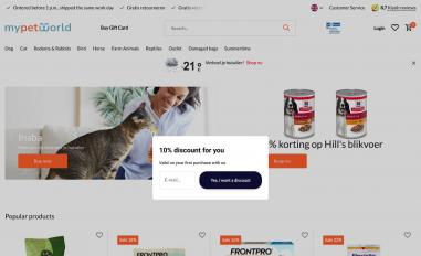 Schermafbeelding van mypetworld.shop