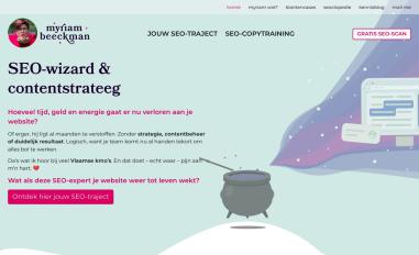 Schermafbeelding van myriambeeckman.com