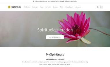 Schermafbeelding van myspirituals.nl