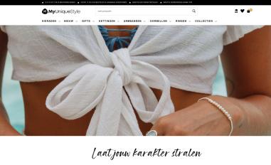 Schermafbeelding van myuniquestyle.nl