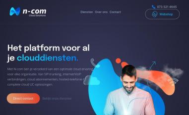 Schermafbeelding van n-com-website.webflow.io
