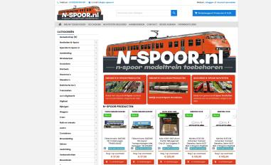 Schermafbeelding van n-spoor.nl