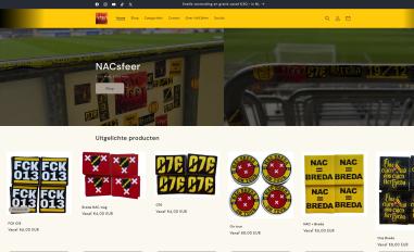 Schermafbeelding van nacsfeer.nl