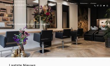 Schermafbeelding van nadienshairstyling.nl