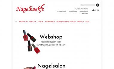 Schermafbeelding van nagelhoekje.nl