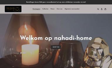 Schermafbeelding van nahadi-home.nl