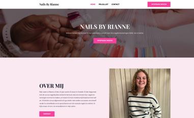 Schermafbeelding van nailsbyrianne.nl