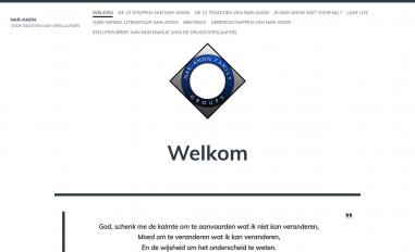 Schermafbeelding van naranon.nl
