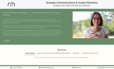 Schermafbeelding van natalieharms.com