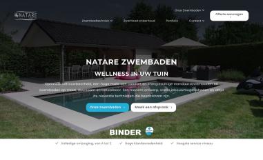 Schermafbeelding van natarezwembaden.nl