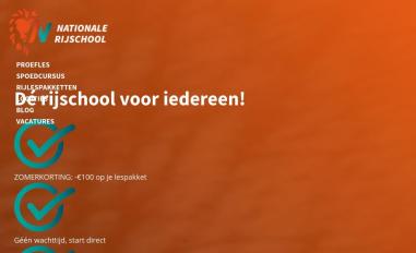 Schermafbeelding van nationalerijschool.nl
