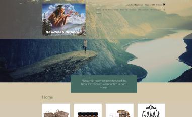 Schermafbeelding van naturalspirits.nl