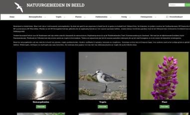 Schermafbeelding van natuurgebiedinbeeld.nl