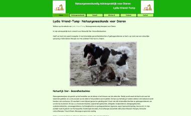 Schermafbeelding van natuurgeneeswijzenvoordieren.nl