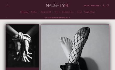 Schermafbeelding van naughtymi.nl