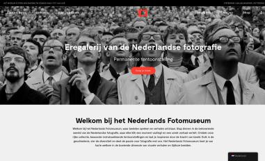 Schermafbeelding van nederlandsfotomuseum.nl