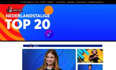 Schermafbeelding van nederlandstaligetop20.nl