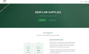 Schermafbeelding van nedflowsupplies.com