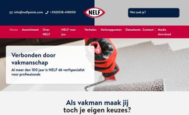 Schermafbeelding van nelf.nl
