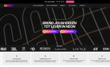 Schermafbeelding van neony.nl