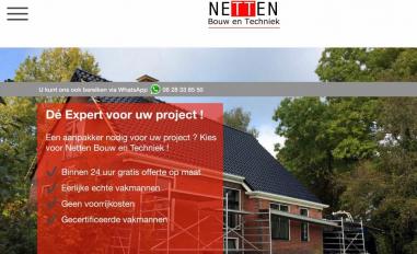 Schermafbeelding van nettenbouwentechniek.nl