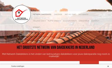 Schermafbeelding van netwerkdakdekkers.nl