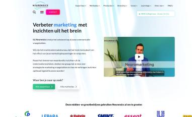 Schermafbeelding van neurensics.com