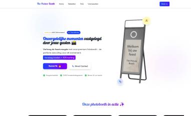 Schermafbeelding van new.thepicturebooth.nl