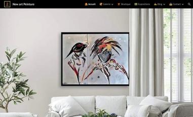 Schermafbeelding van newartpeinture.com