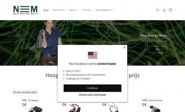 Schermafbeelding van newenergymove.nl