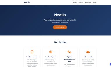 Schermafbeelding van newlin.nl