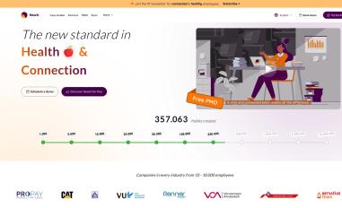 Schermafbeelding van newu-app.io