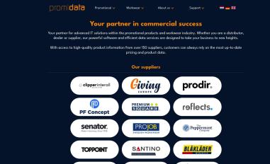 Schermafbeelding van newwebsite.promidata.app