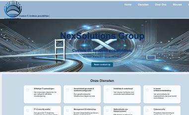 Schermafbeelding van nexsolutions.be