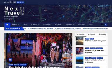 Schermafbeelding van nexttravelmagazine.com