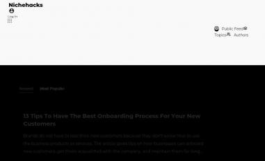 Schermafbeelding van nichehacks.com