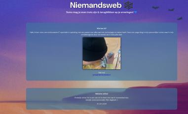 Schermafbeelding van niemandsweb.nl