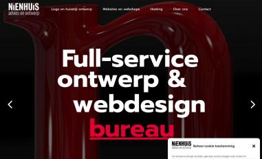 Schermafbeelding van nienhuis.eu