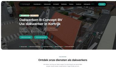 Schermafbeelding van nieuw.dakwerkenbconcept.be